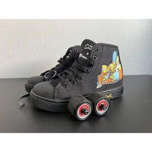 Heelys Hustle The Simpsons Limited Edition Shoes Size Youth‎ 2, Wheels Included